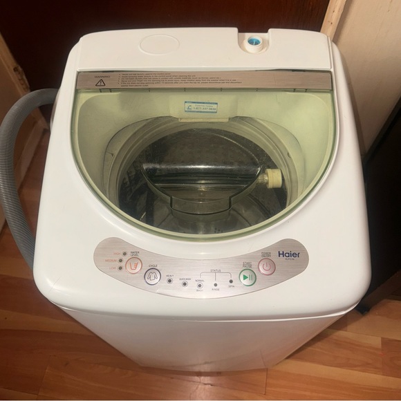 Haier Portable Washing Machine model HLP21N clothes washer Drum size 1.0Cu.ft - Picture 3 of 11